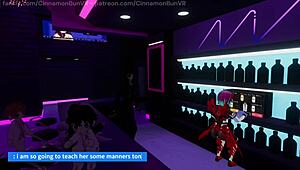 Slutty Girl Bound and Fucked Hard in Machine VRC ERP