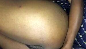 I have a 12 inch dildo and I used it in my ass while bending over.