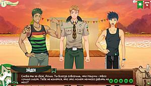 game friends camp ep 17 - scout badges russian voice