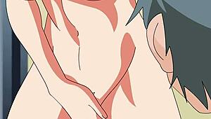 A cartoon parody of an adult movie with Android 18 from the Dragon Ball Z series.