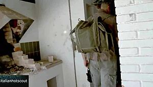 slutty brunette gets the cock shoved in her pussy and she enjoys it very much.