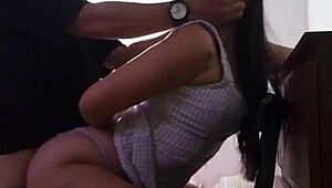 Fucking my wife's babysitter's big ass, so good.