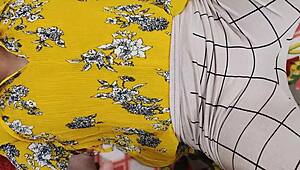 First time doggy style sex with an Indian girlfriend