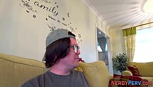 Leeds Geek Sprays Cum!