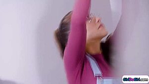 Busty photographer facesitted by stunning model