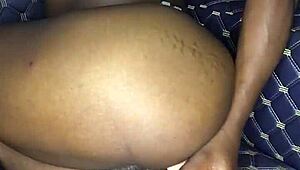 12 Inch Dildo Makes My Thighs Shake After Inserting In Asshole!