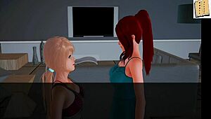 I Enjoy 69 With My New Family's Big Ass Blonde