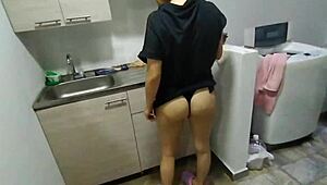 my sister-in-law in that short dress bent over in the kitchen, should i fuck her?
