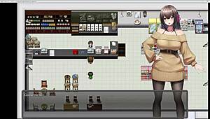 late night anime game leads to outdoor masturbation with toys