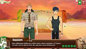 game friends camp ep 17 - scout badges russian voice