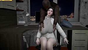 3D Hentai doctor with big boobs handles a monster BBC. What’s her secret in the hospital?