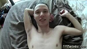 Horny gay nurse gives boys bareback blowjob action