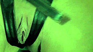 oh wow, this torment loving domina rides a big dildo hard!