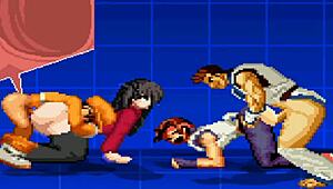 i watch yuri and rin in hentai game