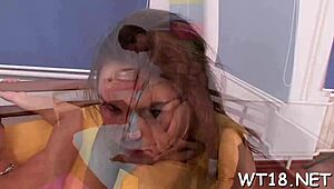 after giving a kiss with boyfriend legal age teen 18+ager girl gets tits sucked well