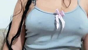 Huge Hairy Pussy Expels Thick Milk In Real Delicious Squirting Session