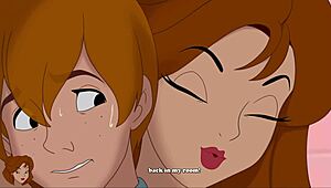 Milftoon Drama! Brunette Milf Bangs Daughter’s Boyfriend Janet in Hot Scenes!