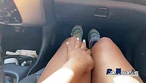 casting a pretty young woman for a homemade video