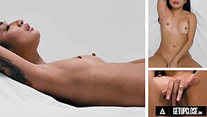 Up close - how does avery black orgasm solo?