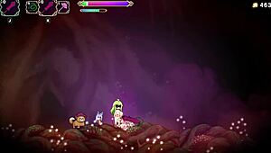 In Futakinvallyer v0.034, the new boss fight features asian futanari with monster cock and big tits