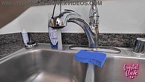 Step-Aunt Craves a Handyman for Deep Throat Action