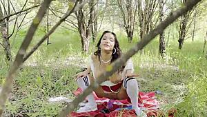 red riding hood monika fox discovers big toys on journey