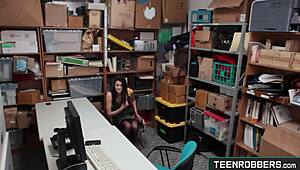 Hot Shoplifter Caught And Fucked In Doggystyle - Eden Sin