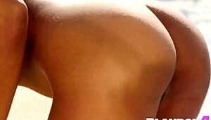 Petite Ebony Model Strips to Reveal Sweet Black Pussy