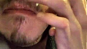 Oh Yeah, My Buddy's Back At The Gloryhole To Spit And Cum In My Mouth!