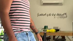 Porn casting milf behind camera with big tits and ass