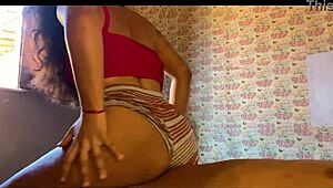 Step-brother can't resist as I dance and jump on his dick seductively