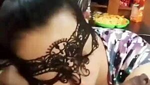 Masked Deepthroat Blowjob Session Six Uncensored Action