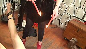 Amateur Brazilian babe gets a facial in a fetish video