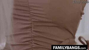 Hey, teen 18+ banging girlfriend and mom after breakup is wild! 😍