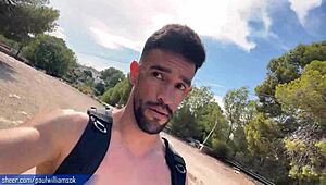 crazy hot male walks naked into abandoned building must see experience