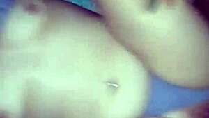 Horny White Slut Masturbates Big Monster Cock