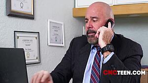 Yo, Principal Calls Allie Addison While She's Getting Freeused 😜