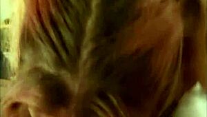 dixie takes on a deepthroat session leading to a facial in this kinky scene