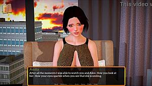 Exploring my new stepfamily in this game.