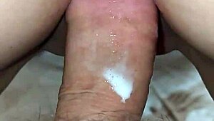 she really knows how to ride that big cock for a creampie