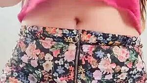 Model Poses Big Natural Boobs With Horny Moans! Depravedminx!