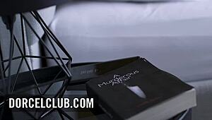 Hot milf ania kinski wants to double the pleasure with double penetration in stockings and lingerie.