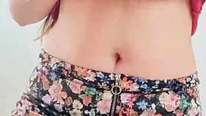 Model Poses Big Natural Boobs With Horny Moans! Depravedminx!