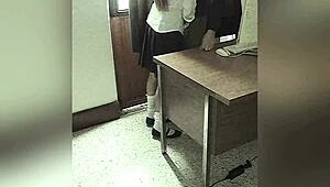Teacher Fucks Mexican Student In Office For Grade!