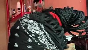 Ebony POV Blowjob With Sloppy Technique