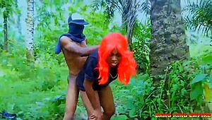 african bush christmas party turns into wild doggy sex orgy