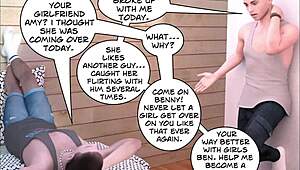 Why does this busty mature cheat in the 3d comic?