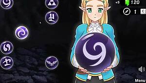 zelda spirit orbs porn game with intense anal blowjob action