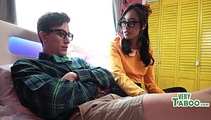 who will win the friendly competition between nerdy stepsiblings?