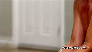 wow, horny milf loves that slippery fuck massage session!